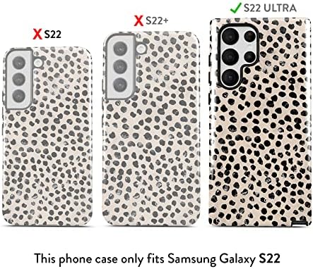 Burga Cellular_Phone_Case Compatível com Samsung Galaxy S22 Ultra, silicone, proteção para serviços pesados, ajuste esbelto, carregamento