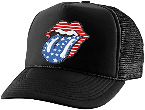 ALLTRENDS USA TUNDEMENDED CHAPETO BERDADE BODADO USA CAP AJUSTÁVEL DE 4 DE JULHO CAPS