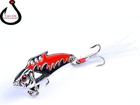 1pc 8g Lâmina de pesca vibra Lipless Ultralight Micro Lures Truta isca corporal dura Metal VIB LURE LD -125 -