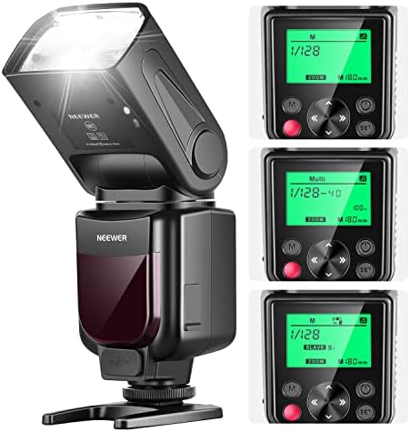 Neewer nw-670 ttl flash speedlite com kit de exibição LCD para câmeras Canon DSLR, inclui: nw-670 flash, 2,4g gatilho sem