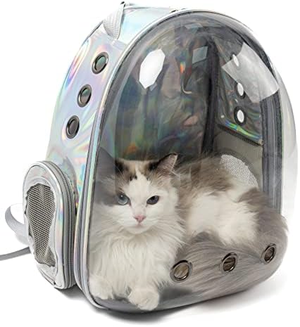 Kuddli Elegante portadora de gatos e mochila de gatos: portador de animais de estimação final para gatos e cães,