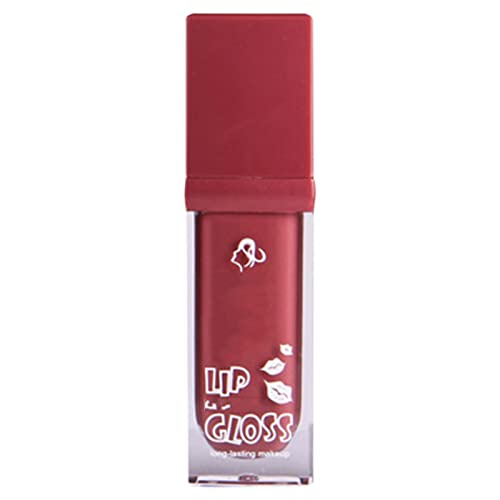 WGust Stay en Cosmetics Glitter Lip Velvet Lip Glaze Non Stick Copo During Lip Glaze Film Makeup não desbota Lipstick de pigmento