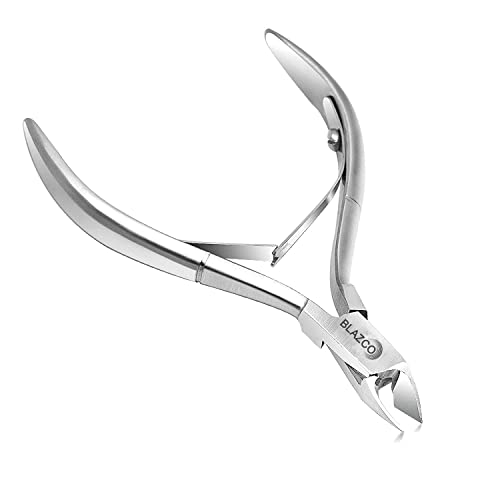 Blazco Cutticle Trimmer, Cutticle Cutter para unhas, conjunto profissional de ferramentas de removedor de cutícula de cutícula