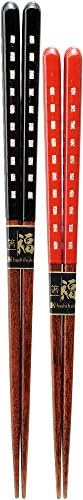 Kawaii 101163 pauzinhos pintados com wakasa, brilhante, vermelho, 8,3 polegadas