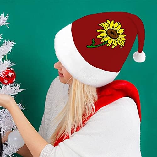 Chapéus de Natal de girassol lindos chapéus de chapéu de natal para férias