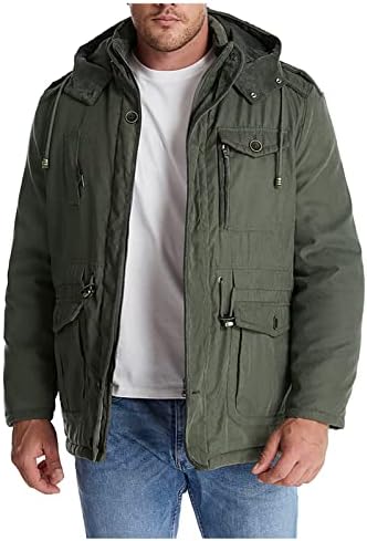 Jaqueta de couro ADSSDQ para homens, moderna saindo de inverno plus size coat homens de manga comprida no meio da