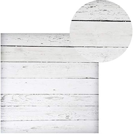 5x5ft madeira cenário branco cinza econ vinil tábua de madeira fotografia de fundo retratos de foto Booth D-7584