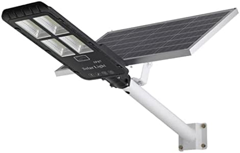 Luzes de rua solar ao ar livre, sensor de movimento, luzes solares comerciais, luzes solares com suporte ajustável e