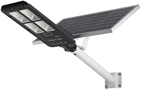 Luzes de rua solar ao ar livre, sensor de movimento, luzes solares comerciais, luzes solares com suporte ajustável e controlador remoto, para quadra de basquete de jardim de estádio de entrada de automóveis