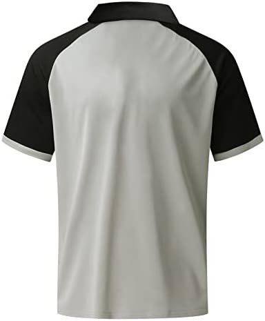 Dudubaby Light Up camisas de verão Novo manga curta Men's Poloshirt de cor sólida de lapão masculina masculina