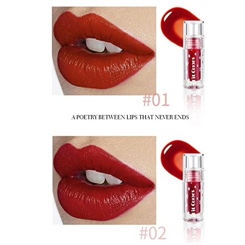 Zitiany Lip Glaze Lip Gloss hidrata não desaparece não se mantém no copo de maquiagem duradouro batom líquido 3,5ml