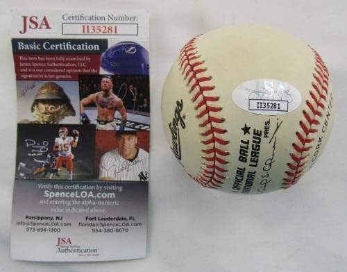 Andy Fox assinou o Autograph Rawlings Baseball JSA II35281 - Bolalls autografados