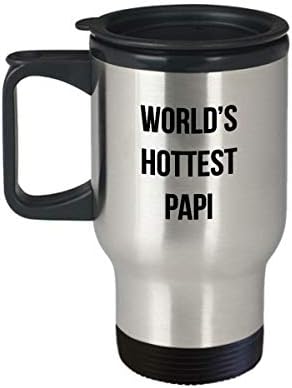 Funny Papi Travel Canela - Presentes do Dia dos Namorados de Natal - Melhor Nome Personalizado Personalizado Presentes