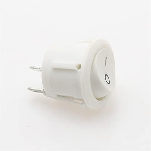 ZTHOME 2PCS 220V SPDT SPDT ON-OFF SWITCH KCD1-105 BRANCO RELO REL RED 250V/6A 125V/10A SWITCH TOGLE 2PIN