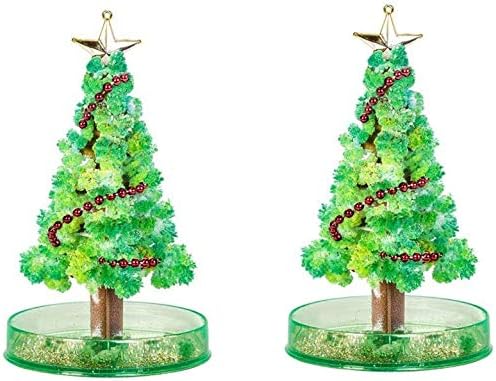 Ukkuer O crescimento mágico da árvore de Natal de Crystal, crianças DIY sentem o crescimento mágico da árvore de decoração de Halloween/decorações de Natal/brinquedos de festa