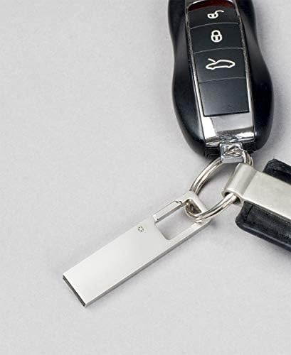 Premium Metal Silver Key FOB USB Flash Memory Drive
