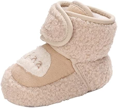 Sapatos quentes botas macias botas confortáveis ​​infantis quentes aquecendo sapatos em casa botas de neve para meninas