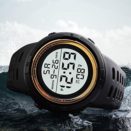 Assista Digital Outdoor Watch Led Electronic Luxury Data Mens Hom