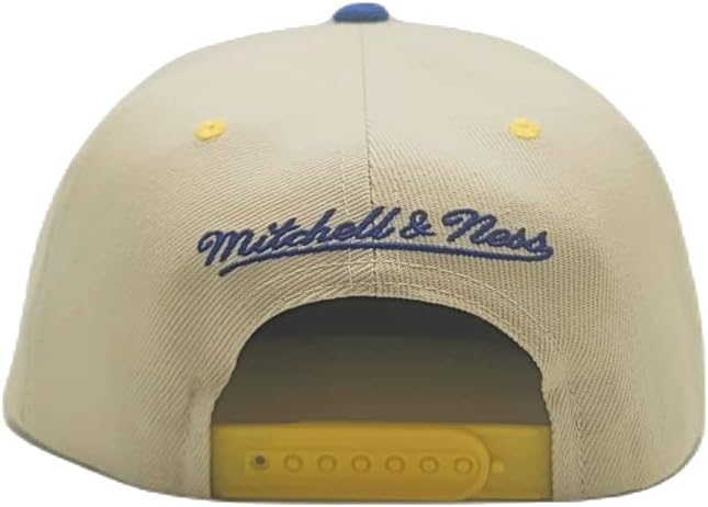 Mitchell e Ness Denver Nuggets Novo painel pop bege azul snapback era touca de chapéu