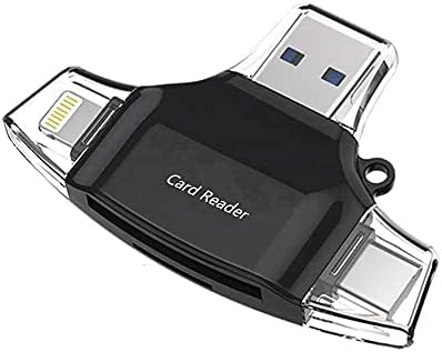 Boxwave gadget compatível com Simbans Picastab - AllReader SD Card Reader, MicroSD Card Reader SD Compact USB para Simbans Picastab - Jet Black