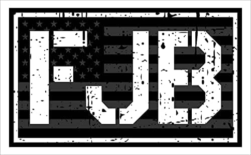 3M FJB American Flag We The People Black Flag Vinyl Sticking Decal