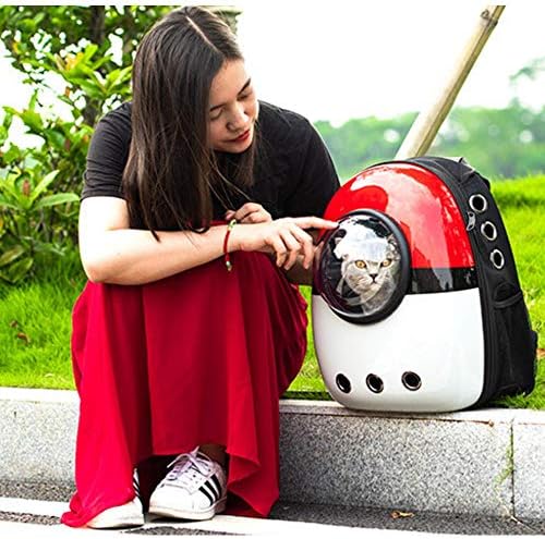 Mochila de Pet Meilishuang, portátil, bolsa de gato Bolsa de animais de estimação respirável Ming Space Cabin Pet Backpack