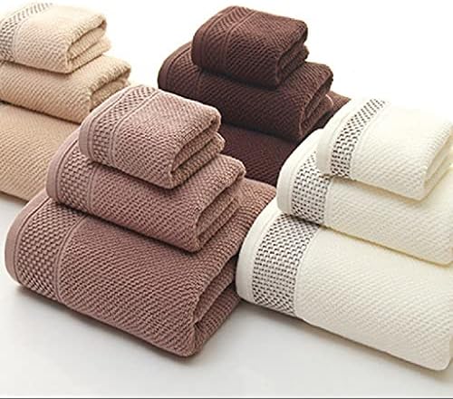 Toalha Poklw Towel 3pcs Conjunto de toalhas algodão Toalheiro de praia Toalha Toalha Terno
