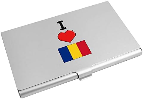 Azeeda 'I Love Romênia' titular do cartão de visita/carteira de cartão de crédito