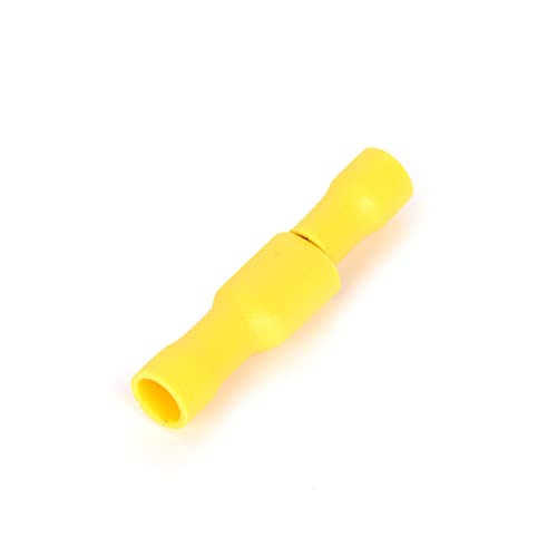 Ruimou 50pcs Amarelo 25A+28A AWG12-10 CONECTOR DE COBER SPADE CRIMP