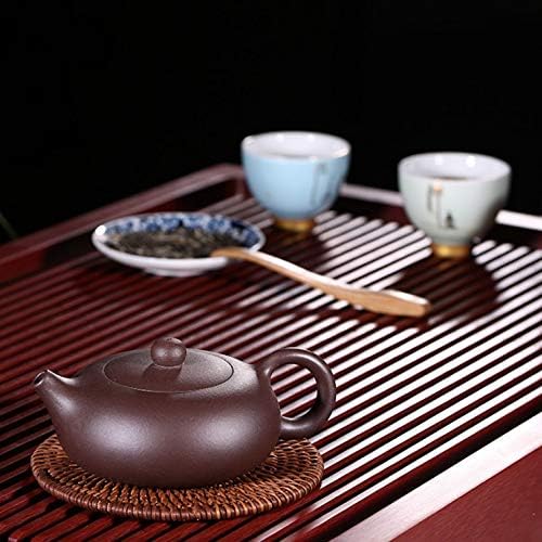 Lkyboa bule de barro roxo, conjunto de chá moderno feito à mão, adequado para bule de cor sólida da família doméstica