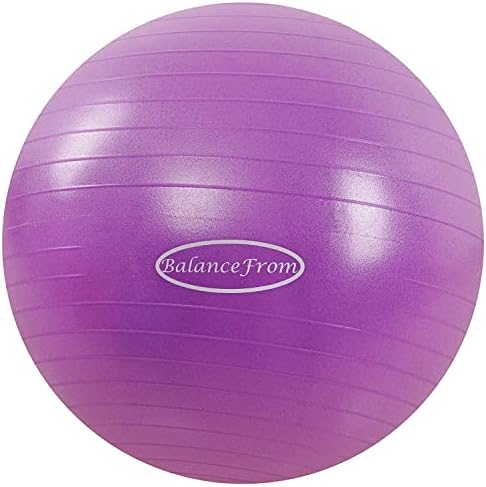 Balance de bola anti-burst e escorregadio resistente à bola de yoga bola de fitness bola com bomba rápida, capacidade