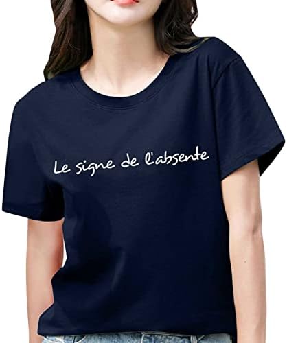 Basics Camisa de corrida Mulheres femininas verão superior impressa camiseta casual monograma solta mulher curta mulher