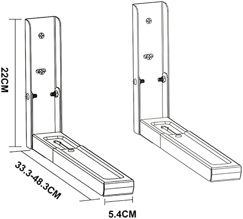 Microondas Blacket Blacket Rack de cozinha montado