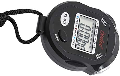 INOOMP 2PCS Timer digital LCD Stopwatch Profissional Sports Sports Sports Multi-funções Timer eletrônico Departamento de