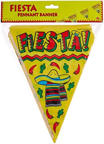 Fiesta Pennant Banner Party Acessório