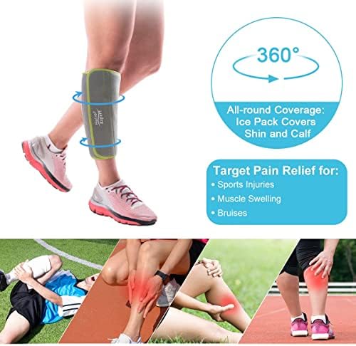 Pacote de gelo do joelho especialista em alívio para lesões em gel reutilizável pacote frio de joelho em torno do joelho com compressão