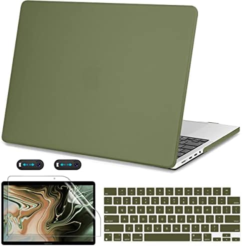 Teryeefi para MacBook Pro Caso de 14 polegadas 2023 2022 2021 Modelo de liberação A2442 M2 chip, tampa de riscos de