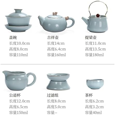 Ganfanren Kung Fu Tea Conjunto de chá de cerâmica TEAPOTS OFICIE