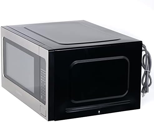 COSMO COS-BIM22SSB BARTOPOP forno de microondas com sensor inteligente, predefinições de toque, 1200W e 2.2 Cu. ft. Capacidade, 24 polegadas, aço inoxidável