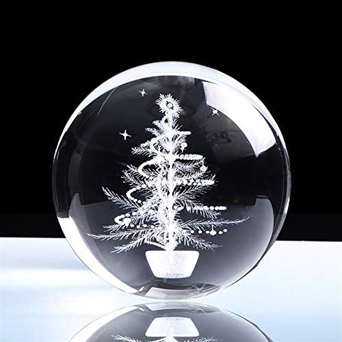 Wcpjyzq 60mm/80mm 3d Crystal Ball Glass Gravado