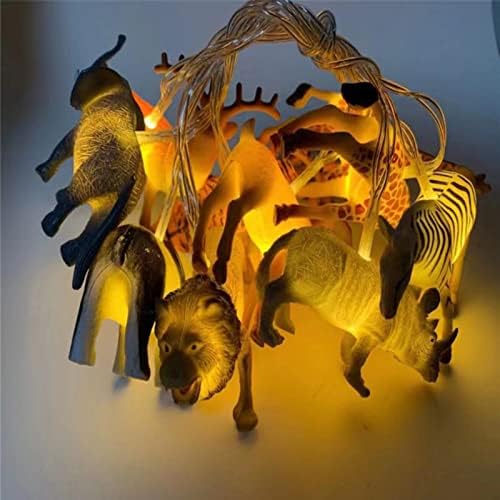 Lâmpada de animal ousada corda infantil quarto de brinquedo decoração de desenho animado lâmpada de natal string luzes de