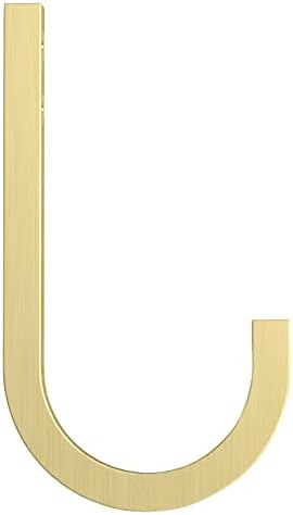 Hardware Nacional N337-905 Gancho multiuso de Reed, 4 , Gold escovado