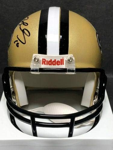 Brandin Cooks assinou o Mini -Helmet de futebol de New Orleans Saints JSA WP241646 - Mini Capacetes Autografados da NFL