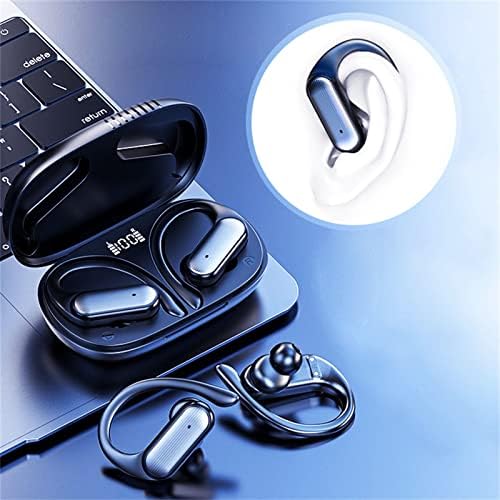 Fones de ouvido Bluetooth, fones de ouvido sem fio, toques de hi-fi que executam fones de ouvido com ganchos de orelha, fones