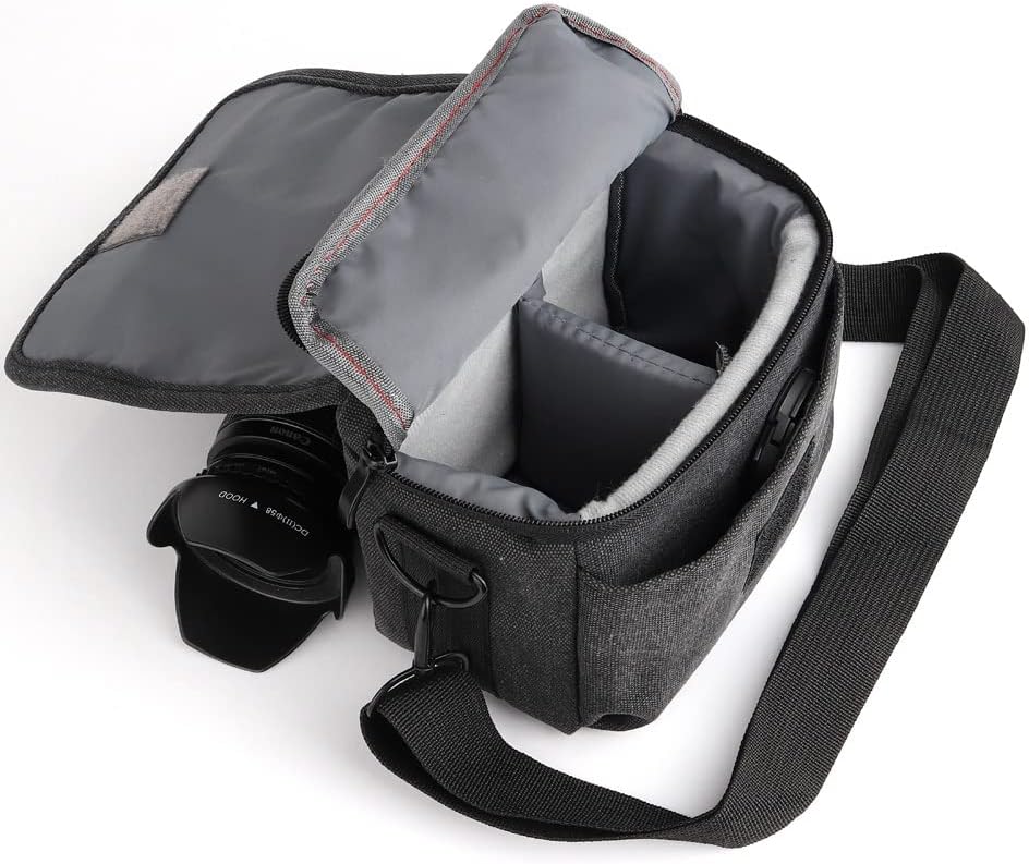 Yebdd foto câmera bolsa de ombro de ombro saco de ombro saco de ombro de ombro bolsa de armazenamento de câmera (cor: d, tamanho
