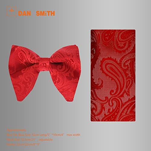 Dan Smith Graus de grandes dimensões para o lenço de gravata borboleta de festa de grande