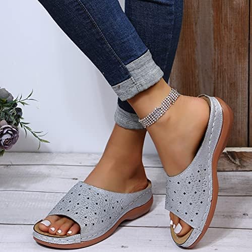 Usyfakgh Sandálias femininas CABELAS FLIP FLIPS FIFELLE SANDALS SANTELAS de verão para mulheres tênis tênis