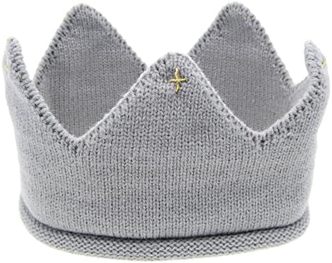 LDDCX Baby Birthday Party Crown Captain Hat, chapéu de malha quentes boné de gorro.