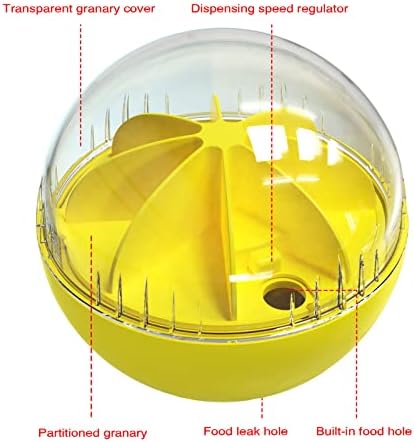 O brinquedo educacional multifuncional niubicre para cães pode ajustar a velocidade do vazamento de alimentos e integra