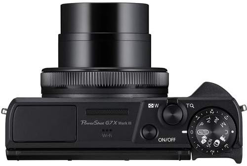 Canon PowerShot G7 X Mark III Câmera com sensor de 1 polegada e vídeo 4K - Wi -Fi & Bluetooth Ativado e Luz de Vídeo LED, cartão